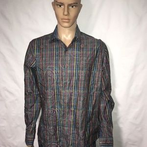 Bugatchi Uomo Shaped Fit Large L/S